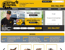 Tablet Screenshot of louisville.crittercontrol.com