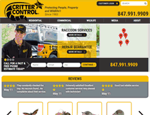 Tablet Screenshot of chicago.crittercontrol.com
