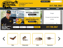 Tablet Screenshot of indianapolis.crittercontrol.com