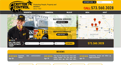 Desktop Screenshot of centralmissouri.crittercontrol.com