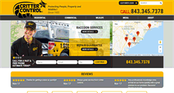 Desktop Screenshot of charlestonsc.crittercontrol.com