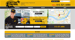 Desktop Screenshot of cincinnati.crittercontrol.com