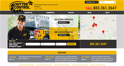 Desktop Screenshot of columbiasc.crittercontrol.com