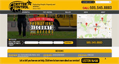 Desktop Screenshot of albuquerque.crittercontrol.com