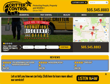 Tablet Screenshot of albuquerque.crittercontrol.com