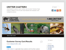 Tablet Screenshot of chatter.crittercontrol.com